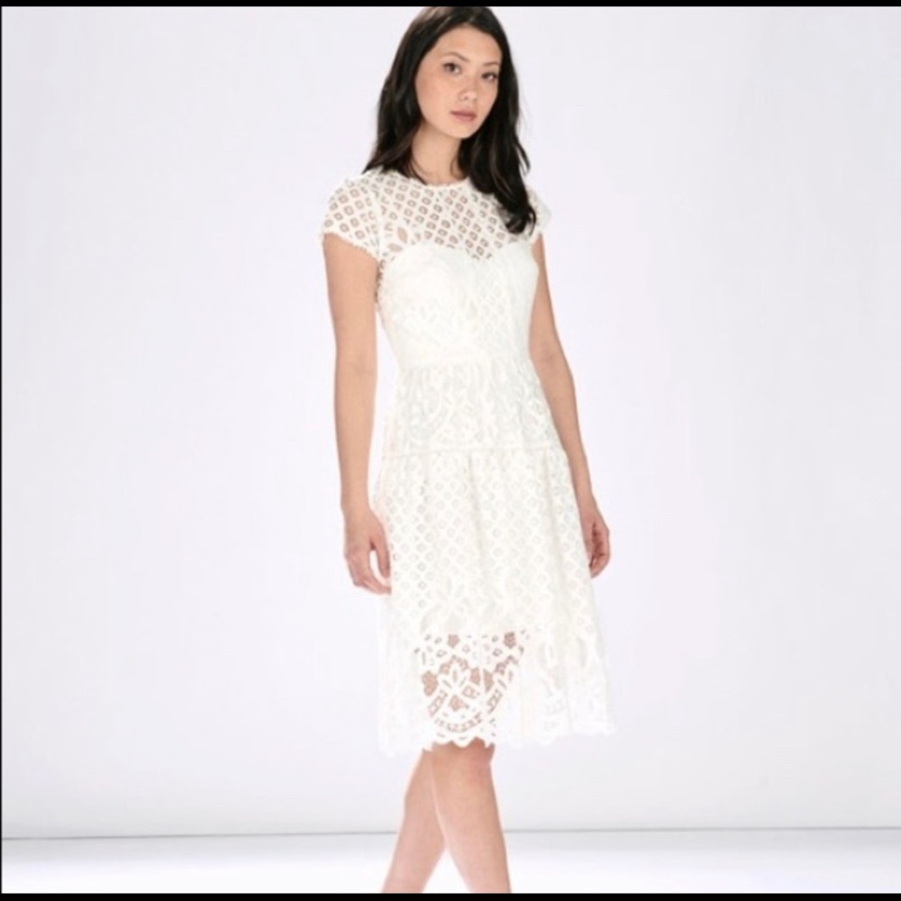 Parker Talulah Dress in Ivory/S NWT